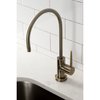 Kingston Brass KS8193NYL Single-Handle Cold Water Filtration Faucet, Antique Brass KS8193NYL